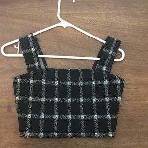 URBAN OUTFITTERS checkered tank